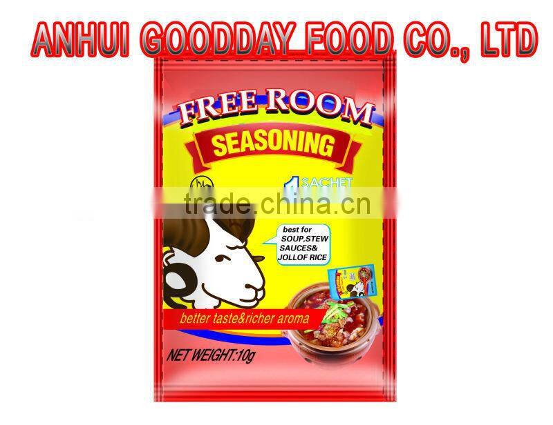 10G/sachet*12*50 Halal Shrimp Flavor Bouillon Seasoning Powder