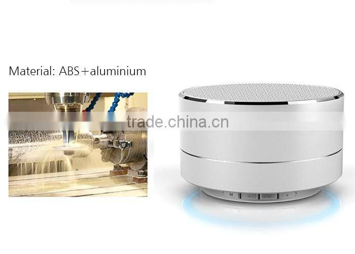 New Audio Monster Stereo Bluetooth Wireless round wifi mini speaker