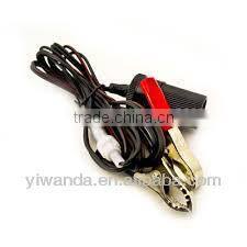 2014 high quality with 30A clip battery cable with car cigarette lighter socket