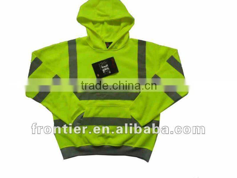 High visibility safety fleece sweatshirt