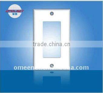 Safety PC 1Gang Decorative/GFCI Wall Switch Plate