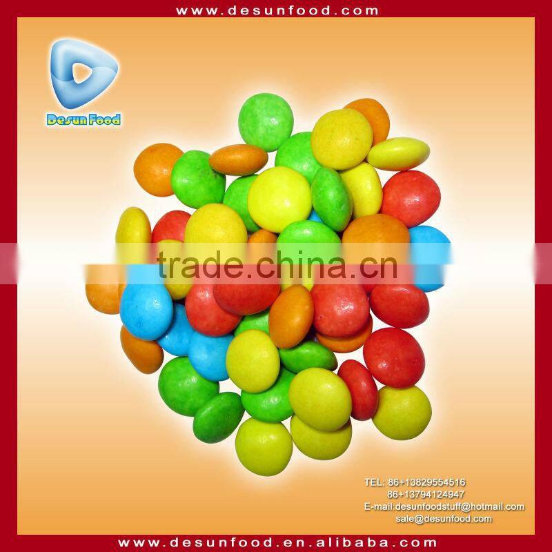 Colorful mini chocolate bean