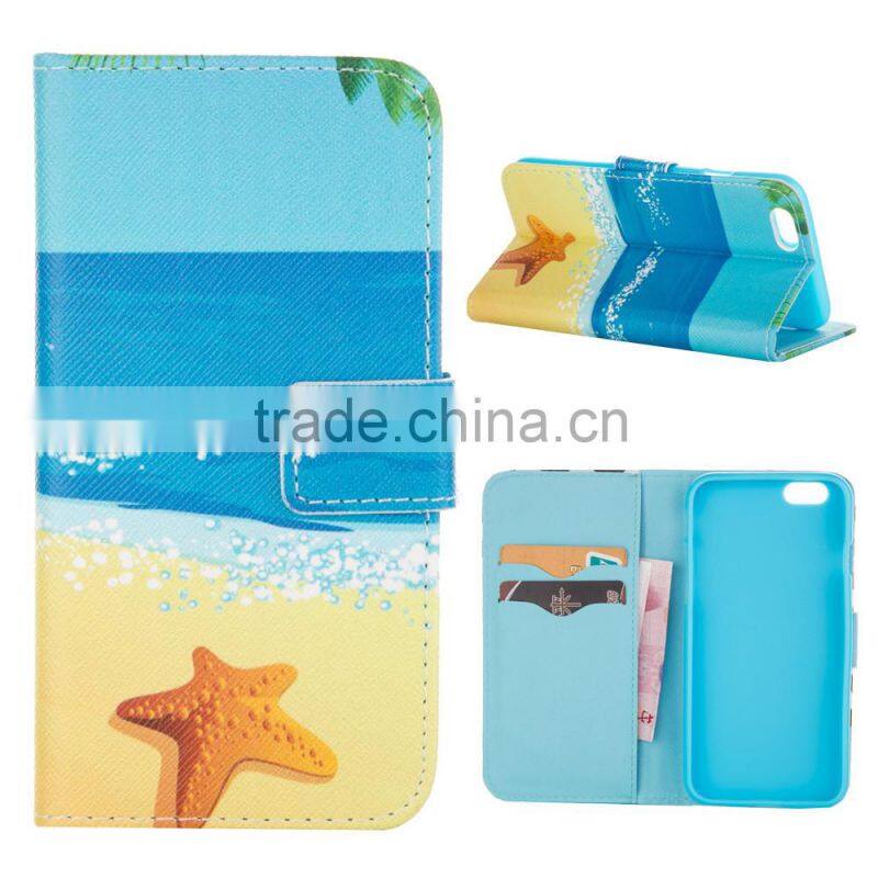 High Quality Fashion Flip PU Leather Flip Cover Wallet Case For Iphone 7 Pro,For Iphone 7 Pro Leather Wallet Phone Case