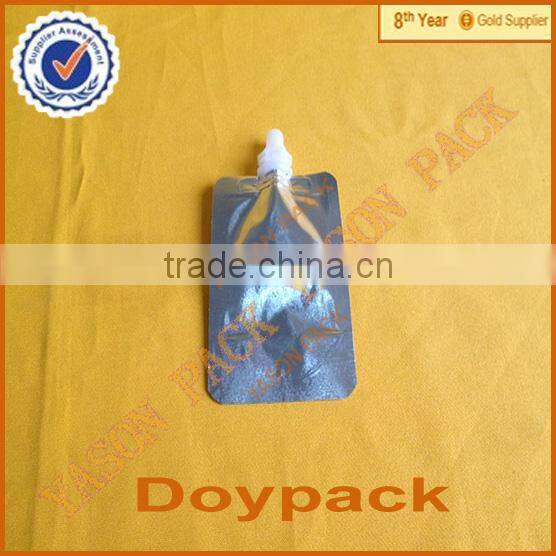 standing juice suction nozzle bag