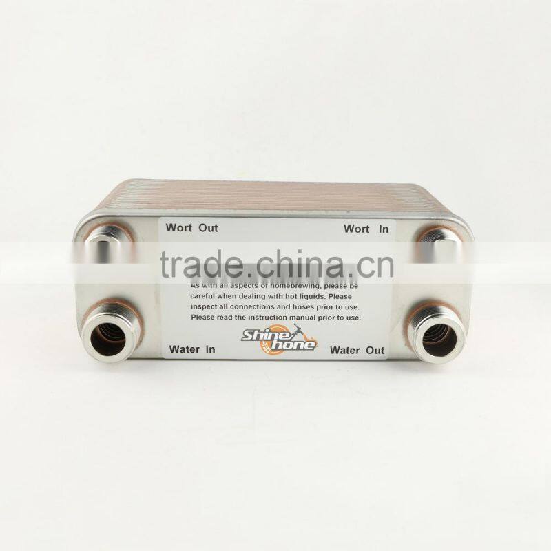 40 Plate 7.5"x2.9" Home Brewing Beer Wort Chiller