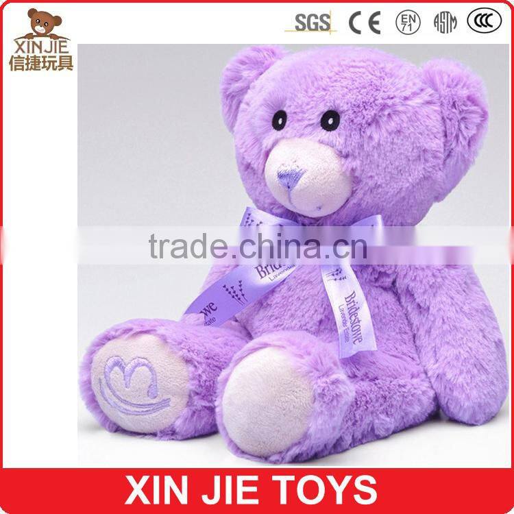 hot sale lovely plush teddy bear toy with christmas hat