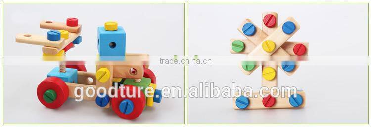 Multi Purpose Nut Combination 71 Pieces Intelligent DIY Wooden Toy