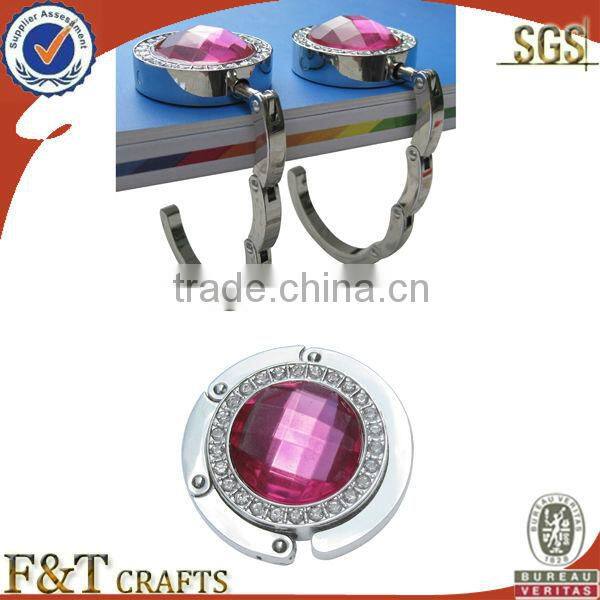 new design make up bag hanger with stones