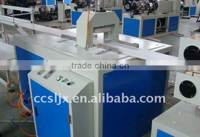 CE approved pvc wood plastic profile production line