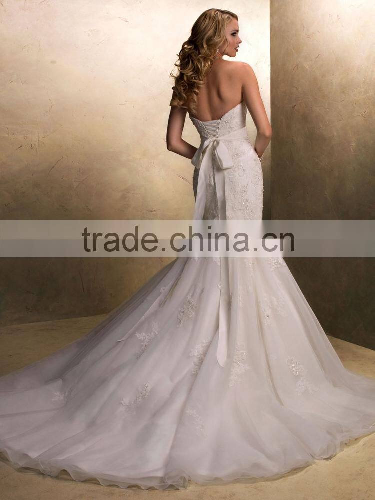 supply all kinds of organza butterfly cowl neck tea length wedding dresses