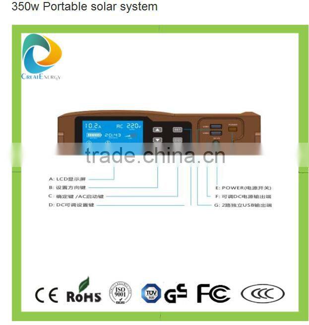 Small AC/DC solar power system / portable generator & Low price with best quality