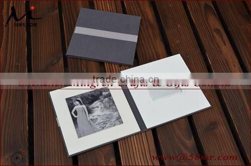 Fabric Cloth Linen Photo Frame Album Folio