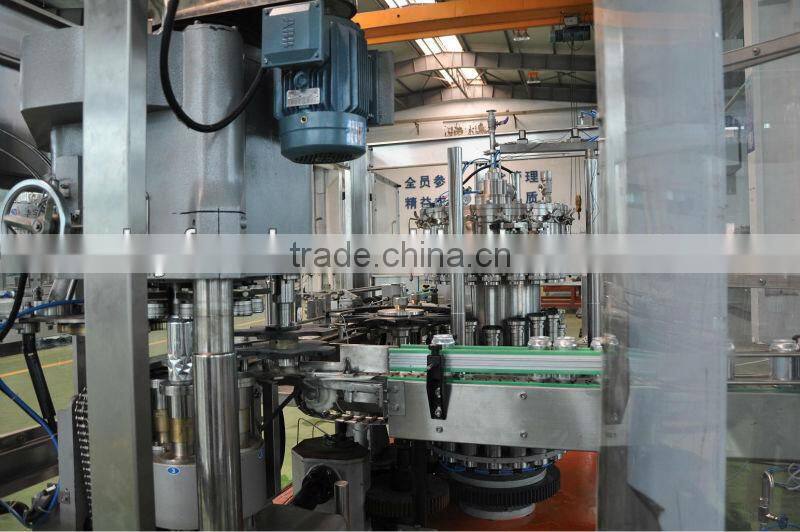 Automatic Pop Can Filling and Sealing Machine