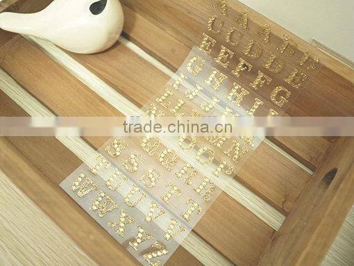 adhesive glitter hologram sticker for decoration