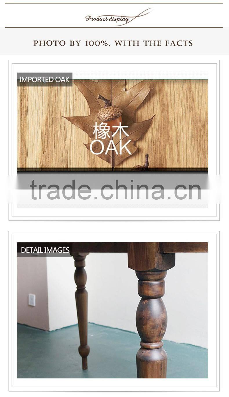 2016 Happy Classic Wild Type Brown Oval Wooden Dining Table Room Furniture