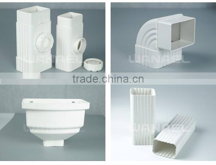 Best products pvc rain gutter system easy installation pvc rain guttering pipe and accessories