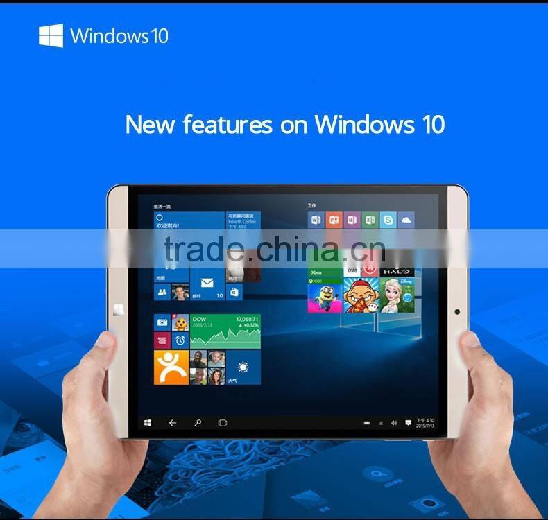 Bluetooth Wifi 9.7 Inch OEM Windows Intel Chip Tablet PC 2GB / 4GB DDR3 RAM 32GB / 64GB ROM Win10 Android 5.1 Dual System OS