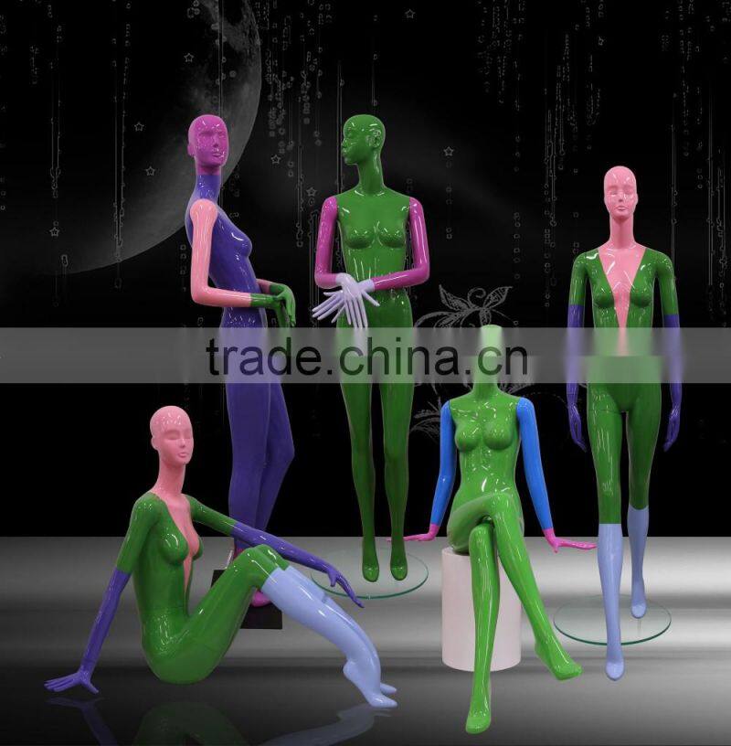 fashion colorful female mannequin