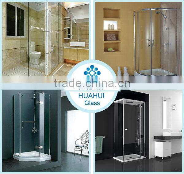 design clear glass wet room shower door