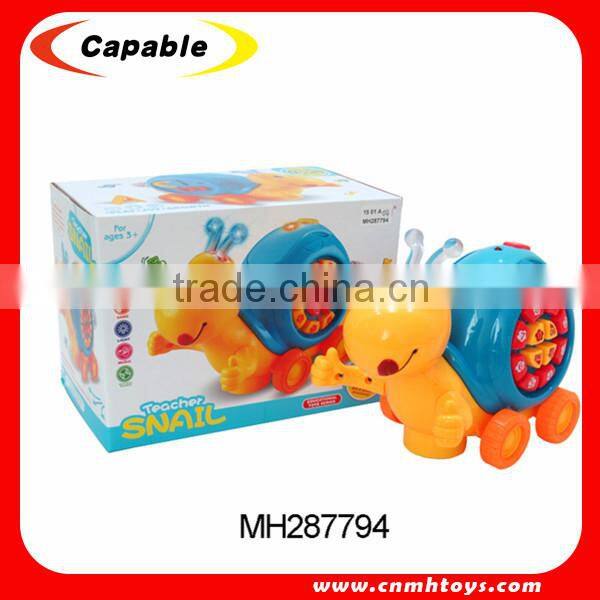 Plastic baby toys educational animal toy snail