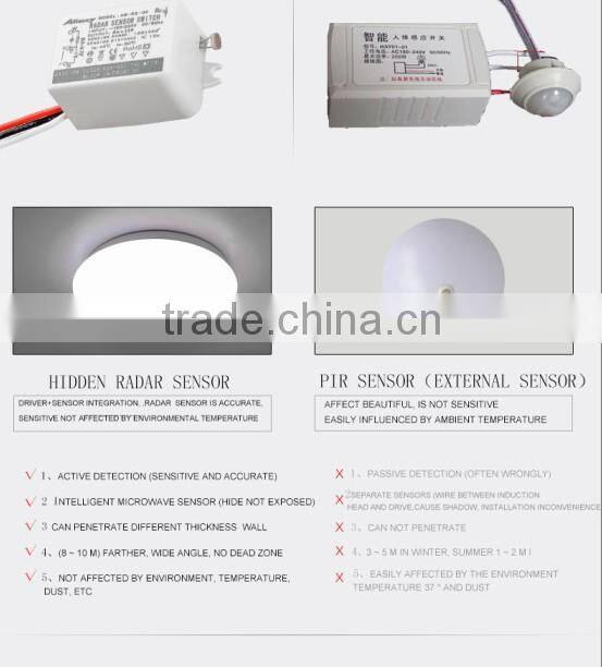 2015 hot selling sensor switch dc12V sensor switch 35W led light switch with motion sensor micro switch indoor sensor switch