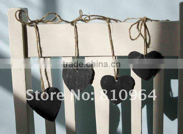 Christmas promotion gifts slate heart wedding heart hang gift