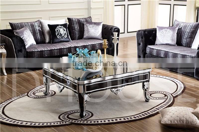 new classic style sofa with buttons fabric sofa set Hot-Sale Living Room sofa