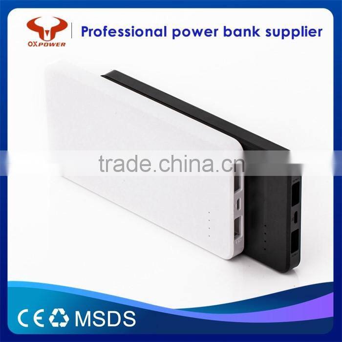 Portable 4000mAh 8000mAh External Battery Dual USB Power Bank