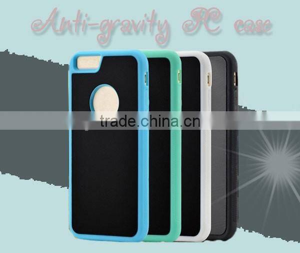Anti-gravity Magical Sticky PC Case with TPU Border for iPhone 6 Plus/6S Plus (5.5")