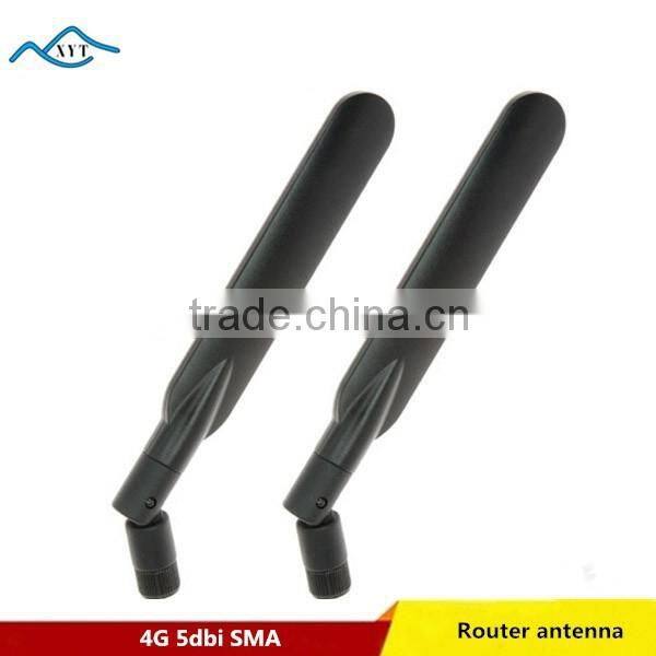 Factory price Indoor High Gain 5dBi Rotate 4G Rubber duck Antenna