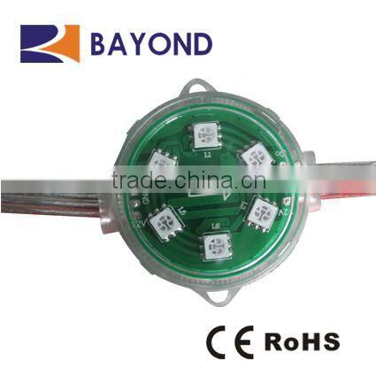 3SMD 5050 waterproof smart round Full color led point source light