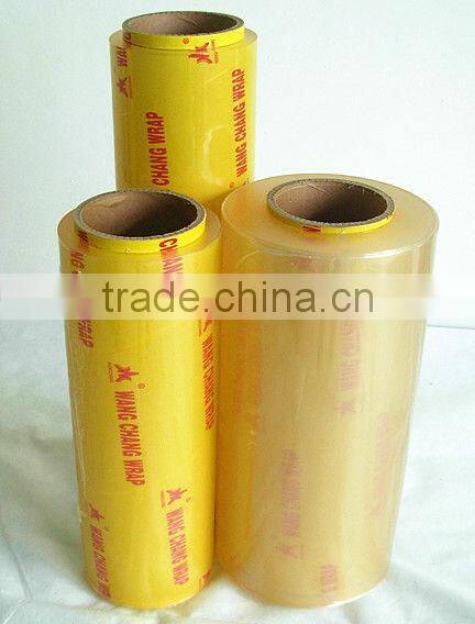 transparent food packaging pvc cling film