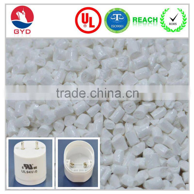 Fire retardant V0 pet resin compound, FR PC/PBT alloy bulk plastic pellets