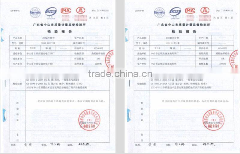 JCL LED Rope Light ,LED Strip Light,LED Panel Light with CE, GS, Rohs more than 8 years