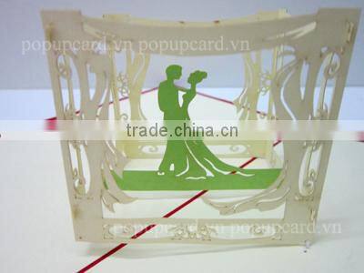 Little love 3d greeting pop up card