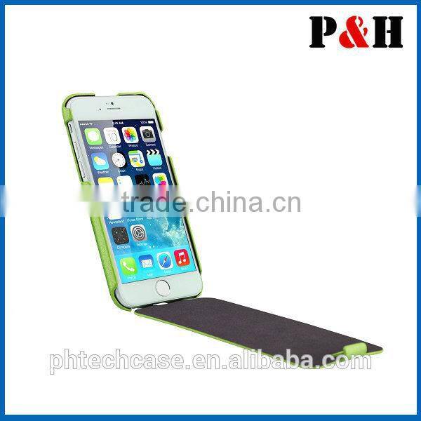pouch leather case for iphone6, flip case cover pouch,flip leather case cover for iphone6