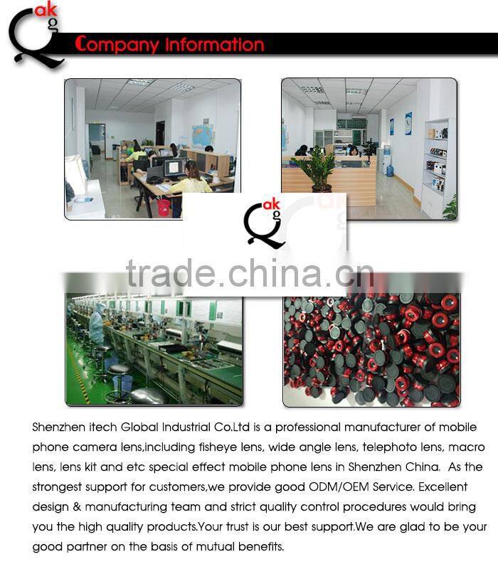 0.67x wide angle lens+macro lens selfie lense for iphone 6
