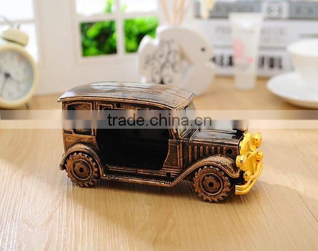 Classic car alarm digital pointer plastic table clock