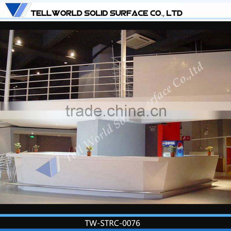 anti-dust extra long solid surface reception tops