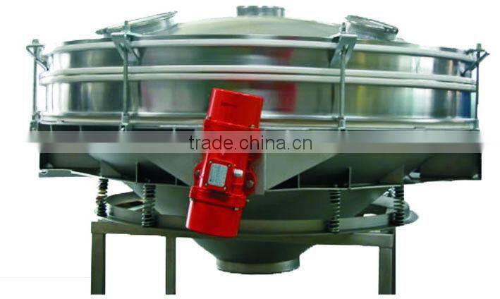 Flow-thru vibrating separator