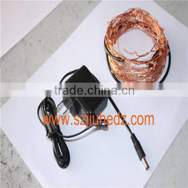 battery operated led copper wire string lights