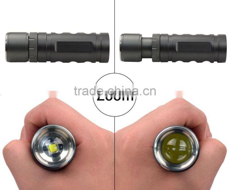 CE zoom flashlight focusing torch LENS emergency LED flash light