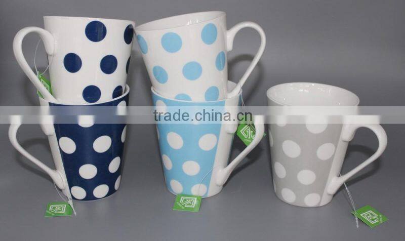 Hot sale cheap new bone china mug