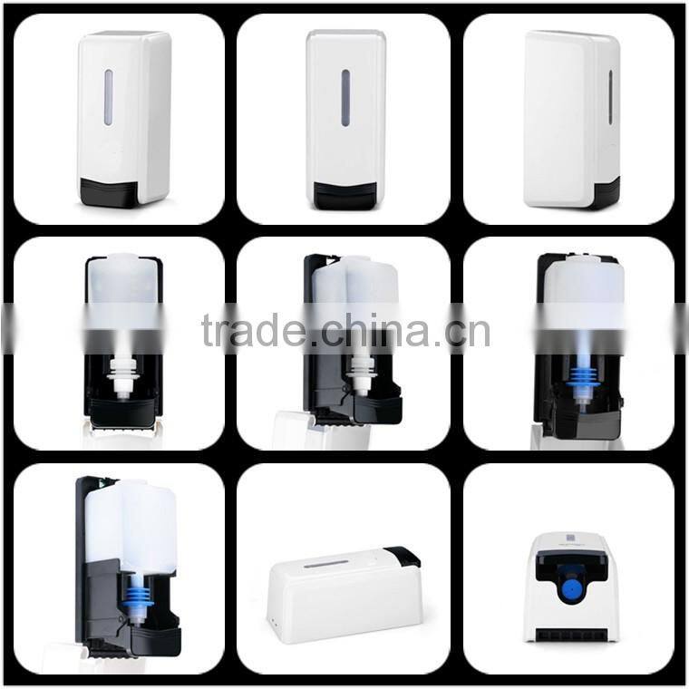 Liquid soap dispenser plastic wall mounted hand sanitizer dispenser for toilet