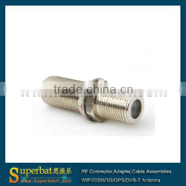 F adapter F Jack to Jack bulkhead male pigtail adapter