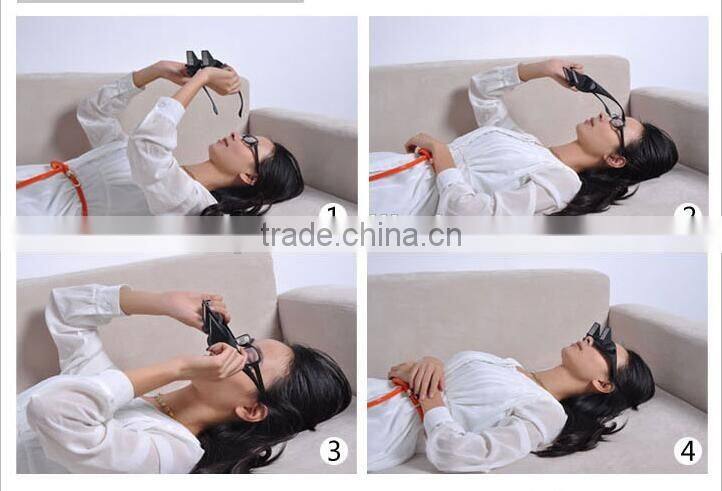 Horizontal bed lazy glasses for watching and reading glasses