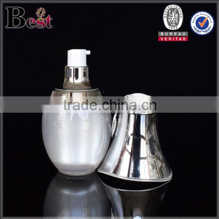 new product 30ml plastic material acrylic bottle 1 oz plastic cosmetic bottle