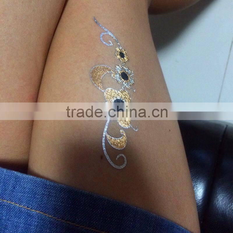 Good Price Good Quality Metallic Temporary Tattoo Stickers Wholesale Jewelry Style
