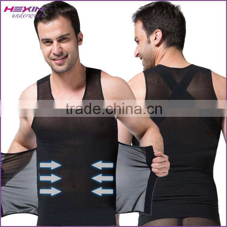 Black Lifter Undershirt Wholesale In Stock Men Body Shaper