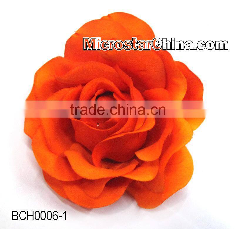 Chiffon Fabric Flower Brooch Pin Wholesale